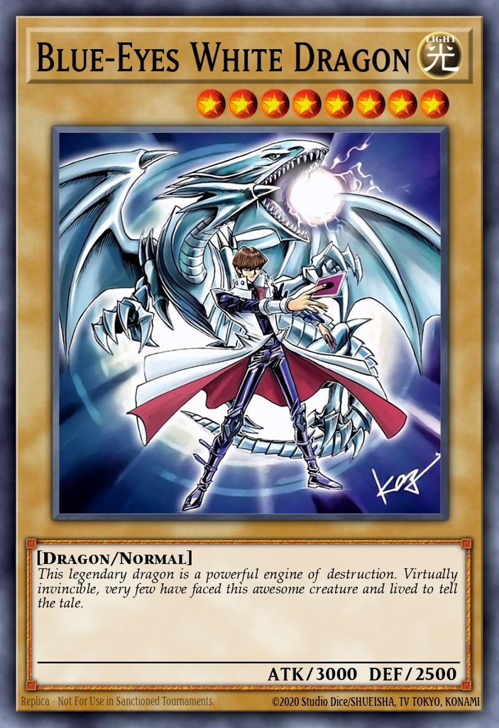 Blue-Eyes White Dragon (Gradata)