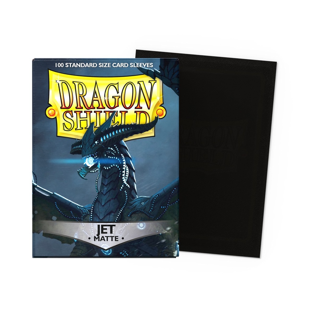 [ACC-ACC-002] Dragon Shield Matte Sleeves - Jet (100 pz, formato standard)
