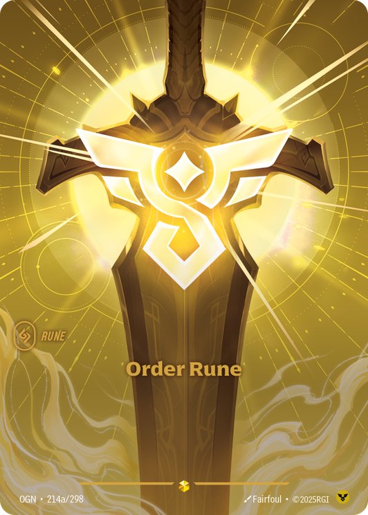 Order Rune (Alternate Art)