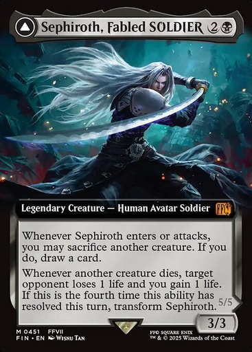 Sephiroth, Fabled SOLDIER // Sephiroth, One-Winged Angel