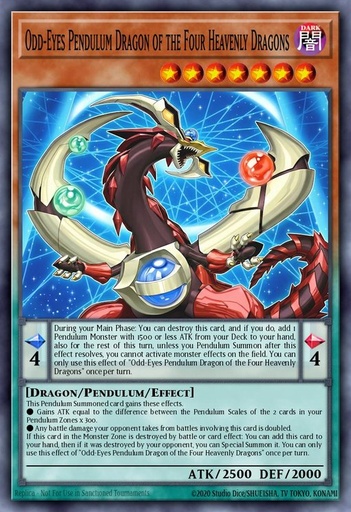 Odd-Eyes Pendulum Dragon of the Four Heavenly Dragons