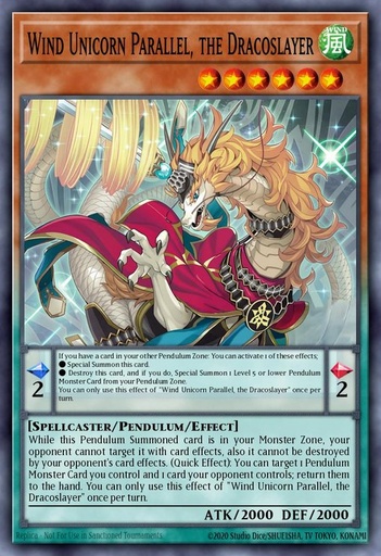 Wind Unicorn Parallel, the Dracoslayer