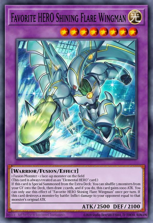 Favorite HERO Shining Flare Wingman